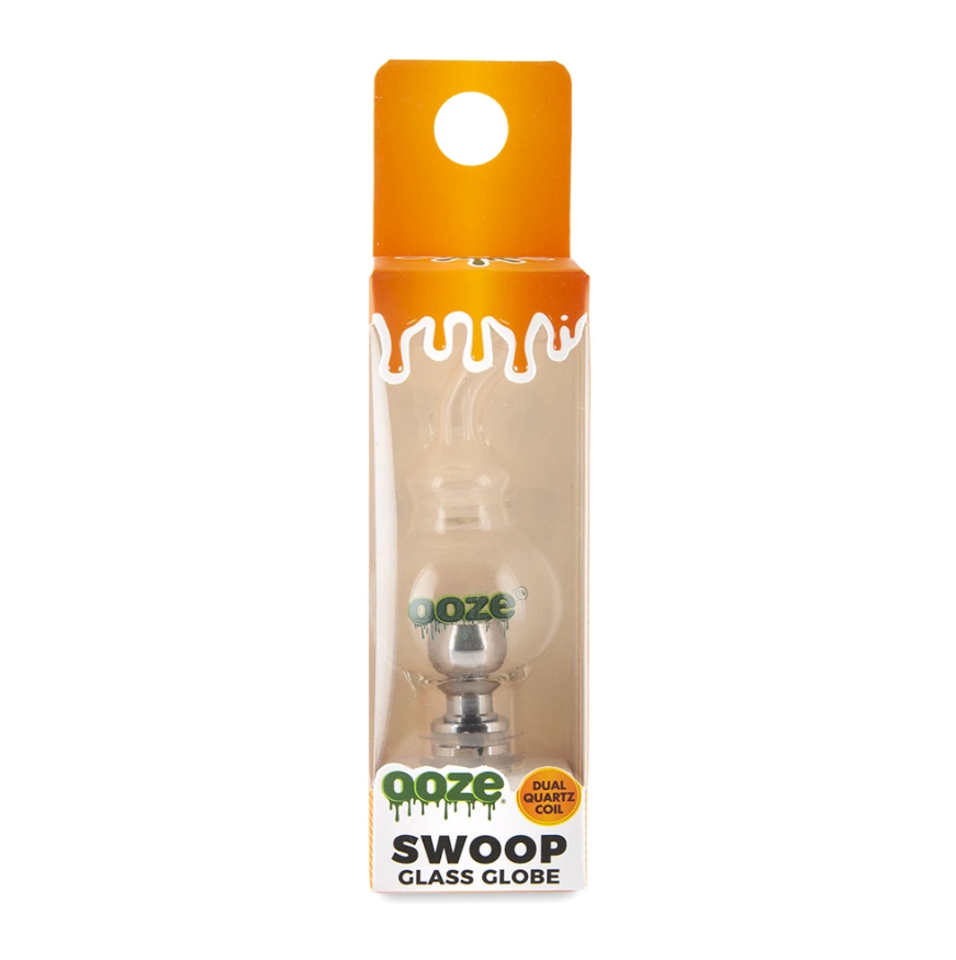 OOZE Swoop Glass Globe, attachment, , thc, domed dual quartz coil, wax